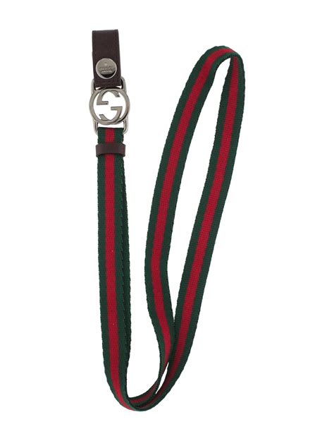 lanyard for keys gucci|vintage Gucci keyring.